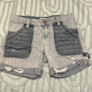 FREE PEOPLE Patchwork Shorts